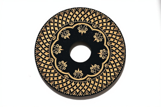 Socle pour sphère - Mandala indi Cristal Ora