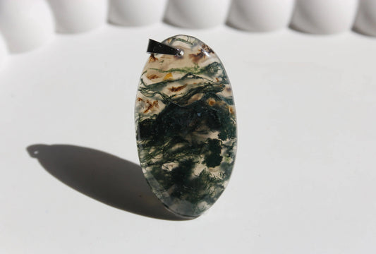 Agate mousse - Pendentif n°125 Cristal Ora