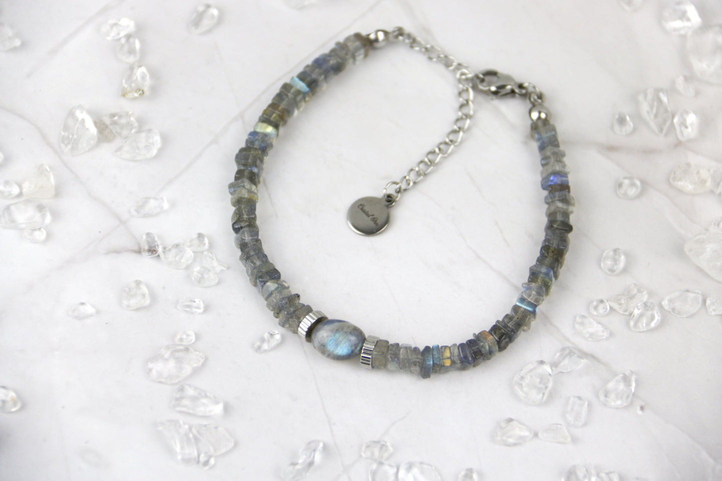 Bracelet "Souffle d'Aurore" - Labradorite aux reflets magiques
