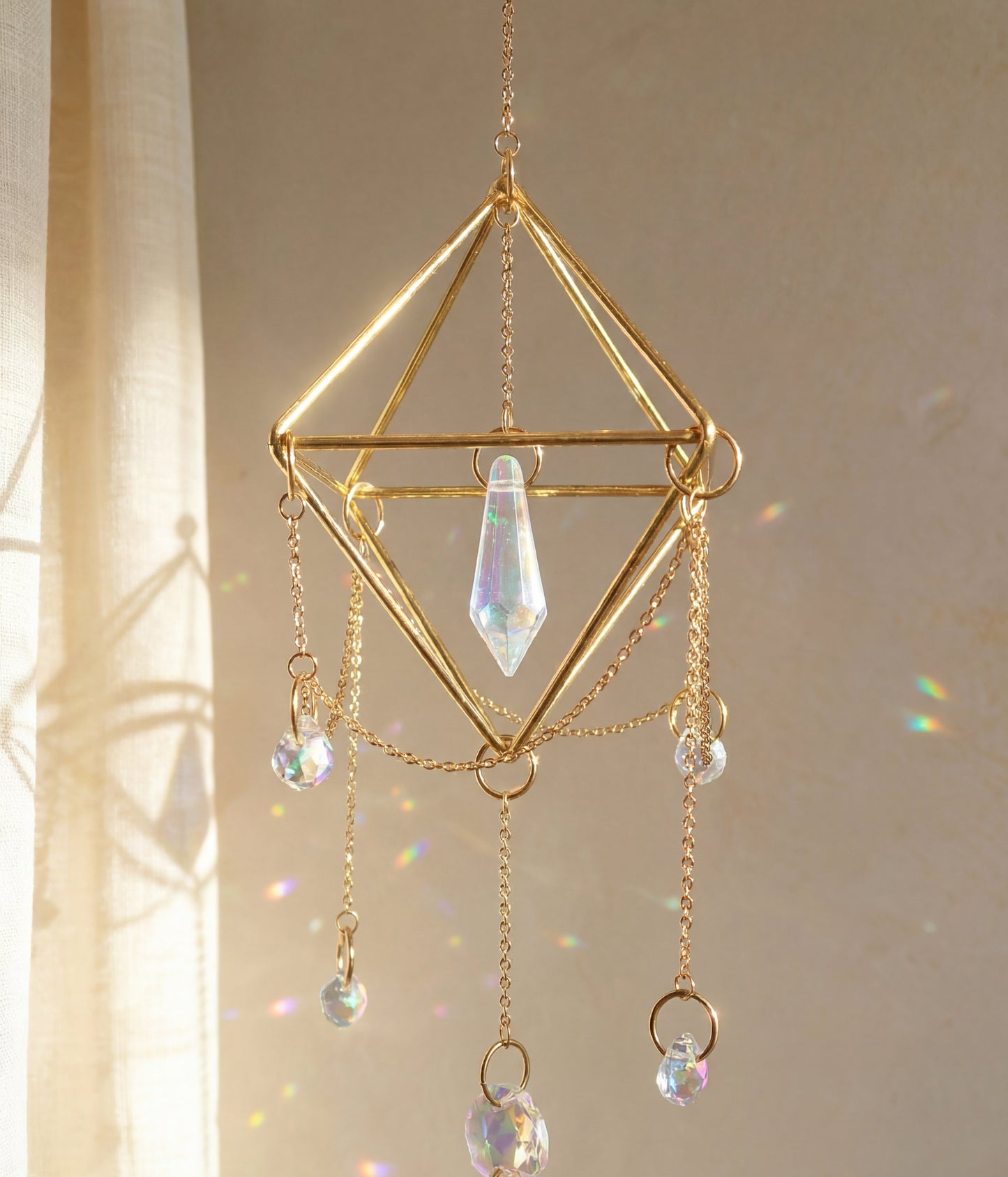 Clair de Chat - Attrape-soleil en cristal de verre