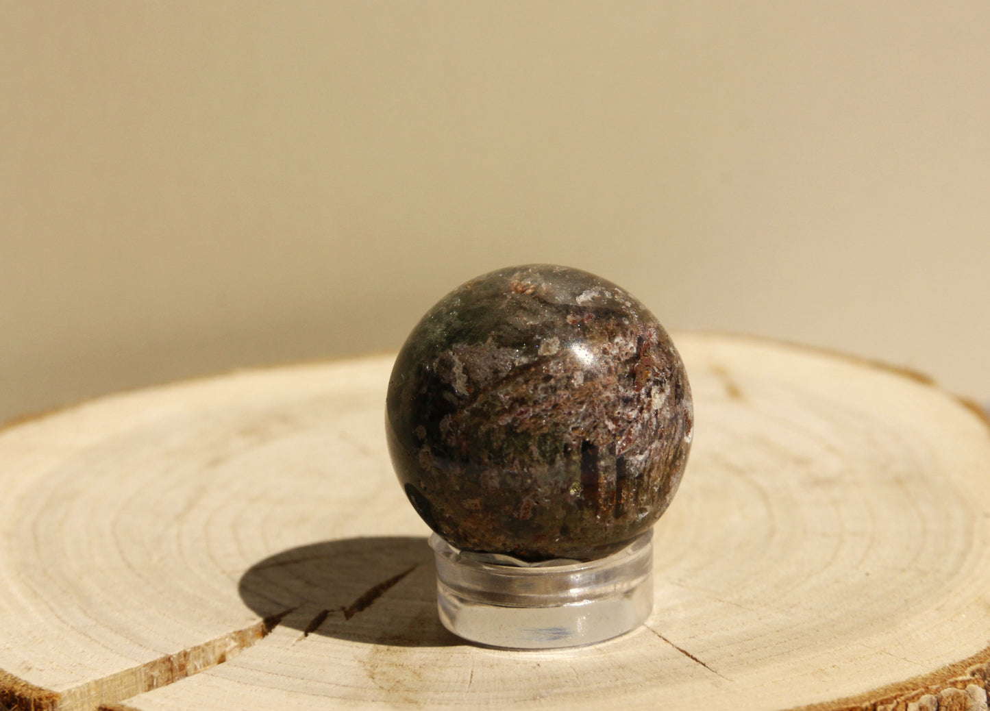 Mini Sphère quartz lodolite n°326