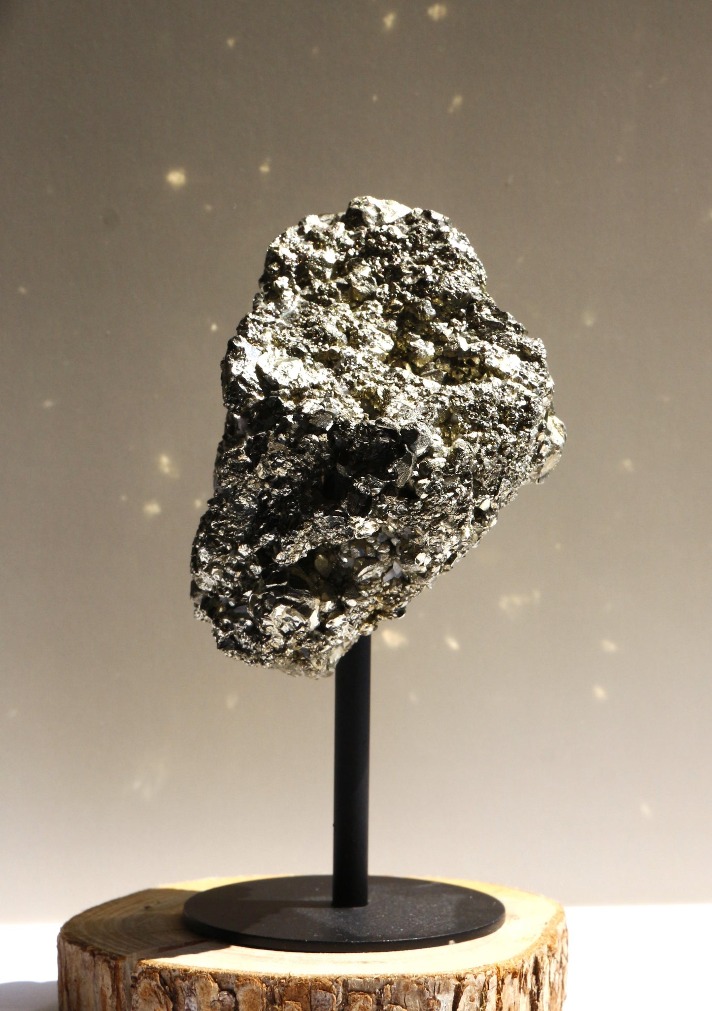 Pyrite – Pierre Brute sur Socle n°110 | 651g | Brésil 💎