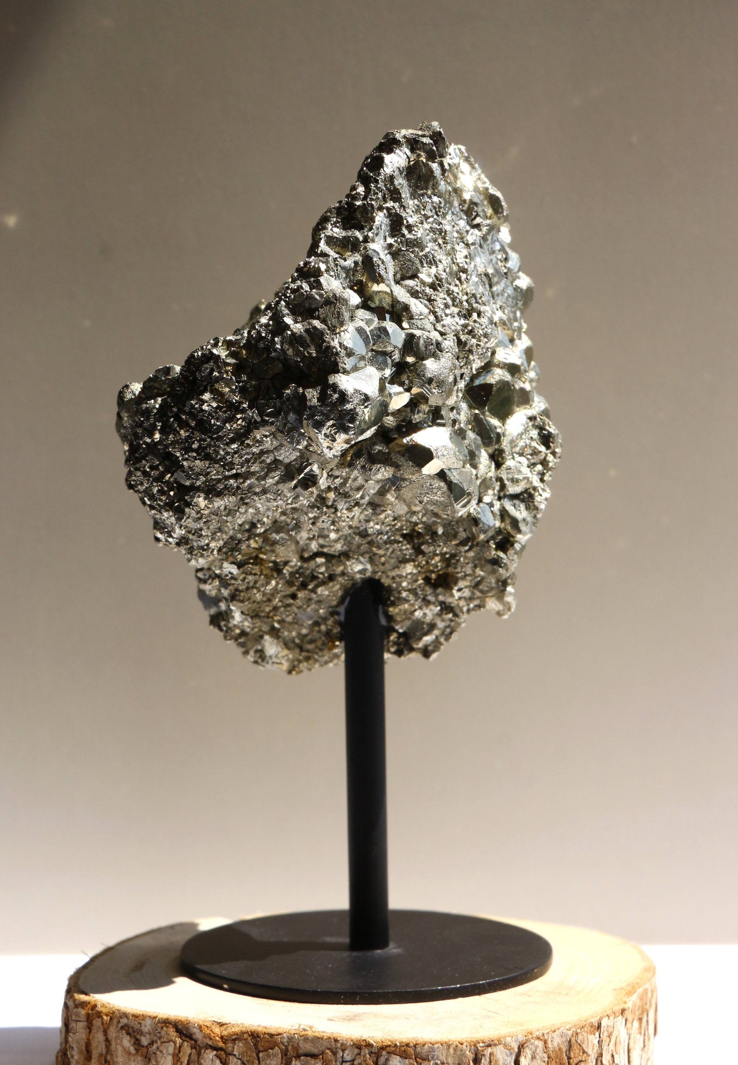 Pyrite – Pierre Brute sur Socle n°110 | 651g | Brésil 💎