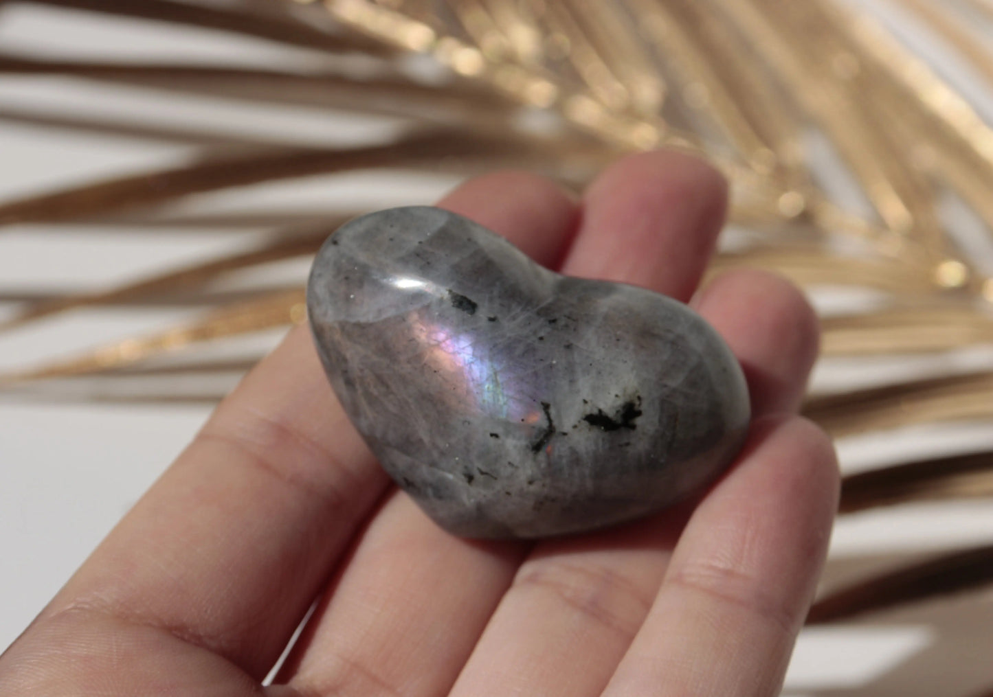 Labradorite - Cœur n°336 Cristal Ora