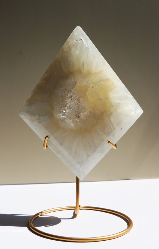 Agate Cristallisée Brésilienne – Diamant N°146 – 539g de good vibes ✨