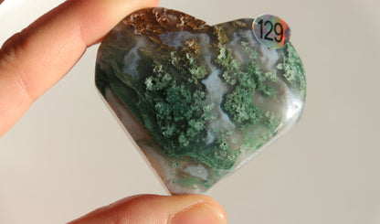 Cœur en Agate Mousse - Plusieurs modèles disponibles
