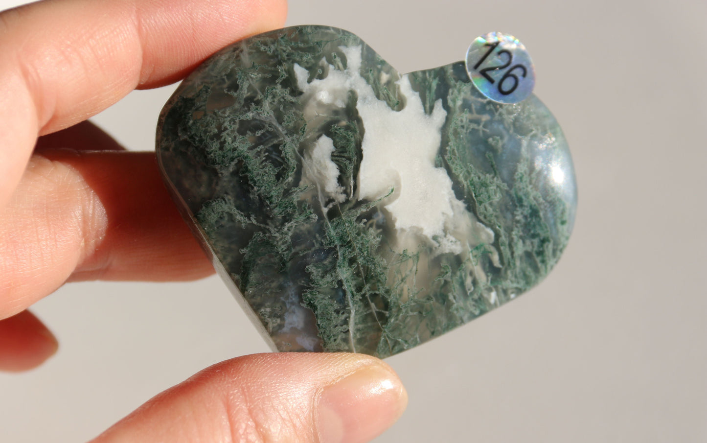 Cœur en Agate Mousse - Plusieurs modèles disponibles