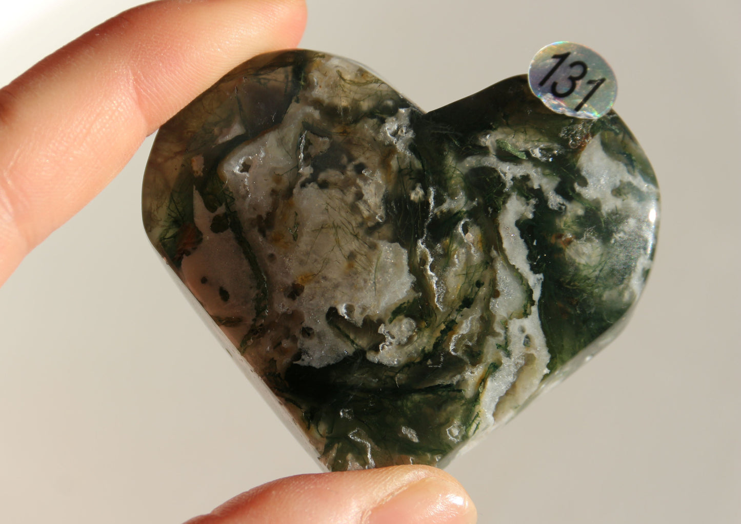 Cœur en Agate Mousse - Plusieurs modèles disponibles