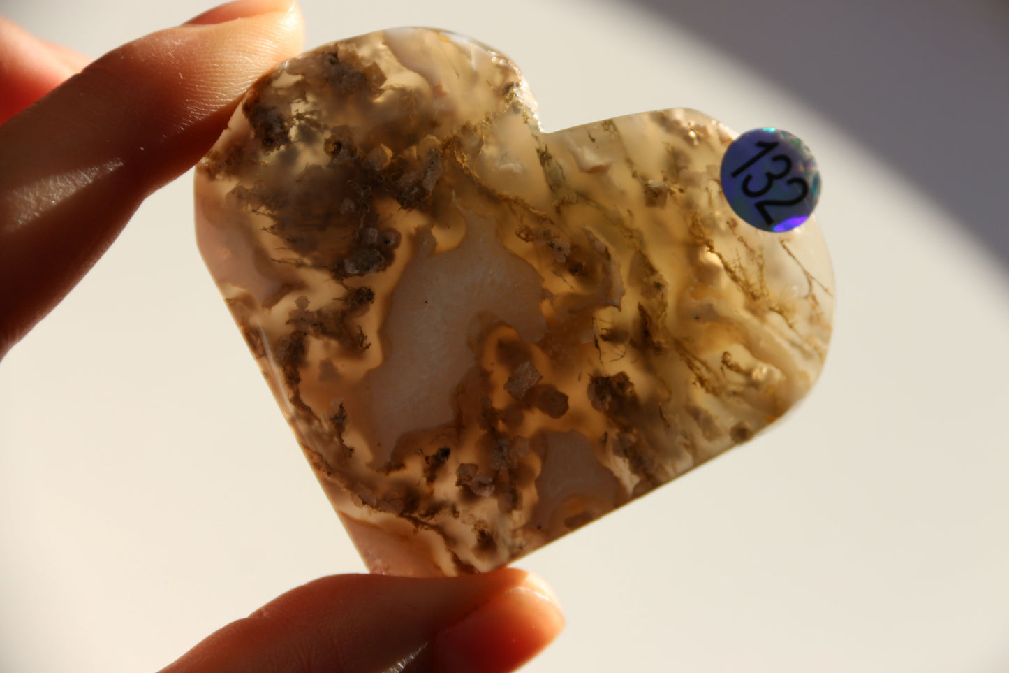 Cœur en Agate Mousse - Plusieurs modèles disponibles