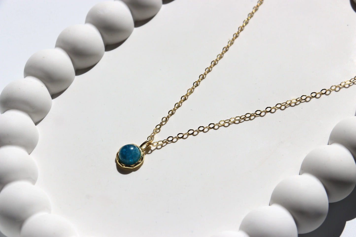 Apatite - Collier n°118 Cristal Ora