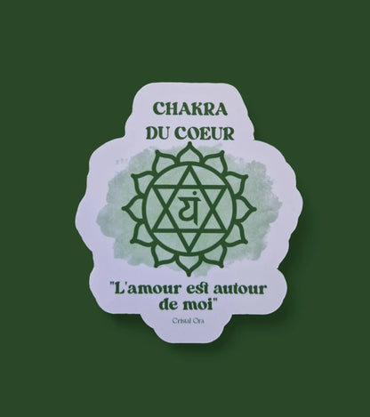 Collection Chakras - Stickers Cristal Ora