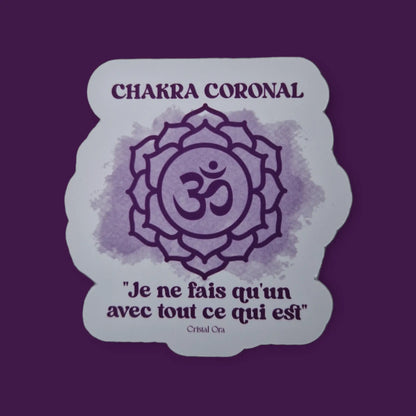 Collection Chakras - Stickers Cristal Ora