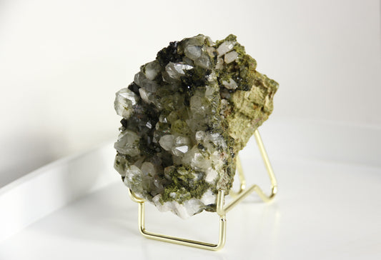 Quartz à Épidote Naturel de Turquie – 227g, 8x7 cm