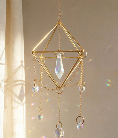 Clair de Chat - Attrape-soleil en cristal de verre