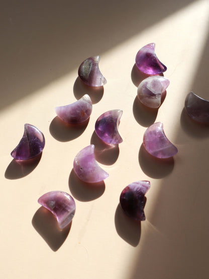 Lunes en Améthyste - Pierre Naturelle