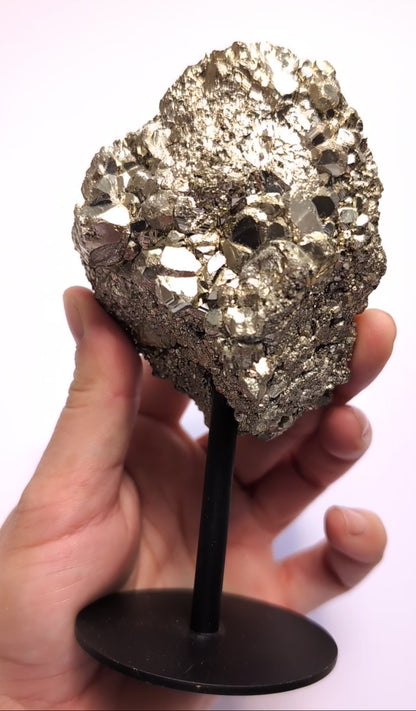 Pyrite – Pierre Brute sur Socle n°110 | 651g | Brésil 💎
