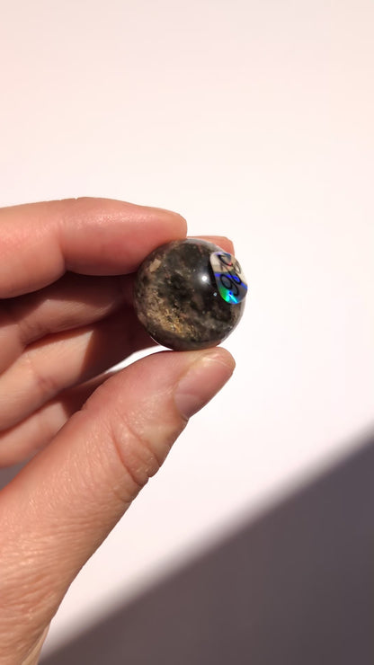 Mini Sphère quartz lodolite n°326