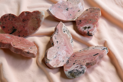 Papillons en Rhodonite du Pérou – Modèles Disponibles